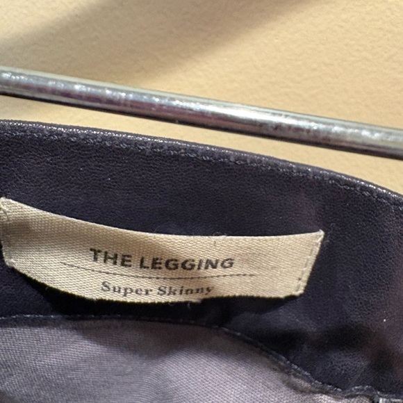 AG Adriano Goldschmied Women's Faux Leather Luxury Work Black Jeans size 27 NWT - Picture 4 of 8